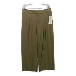 Athleta Pinnacle Trouser Pant Women’s 16 Olive Branch Green 472041
